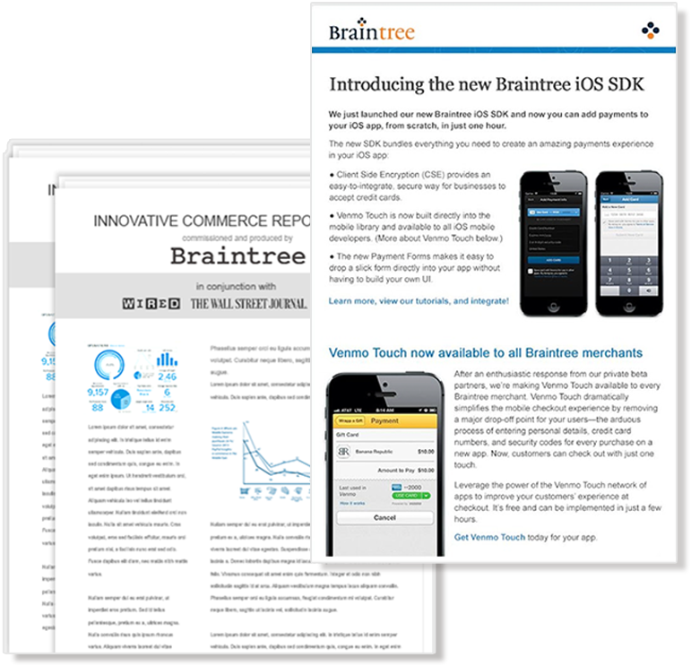 Braintree screenshots