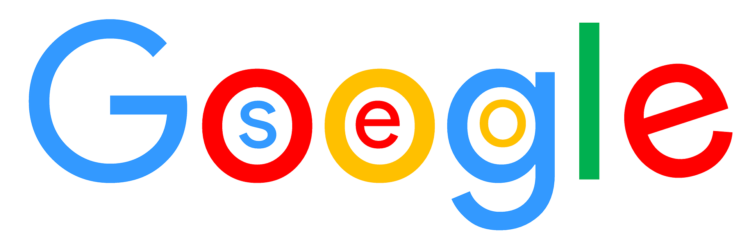 SEO acronym inside a Google logo
