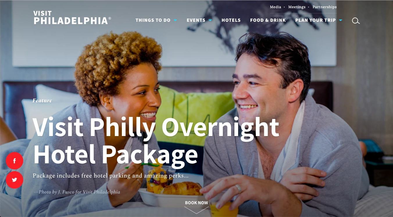 Visit Philadelphia header image and text
