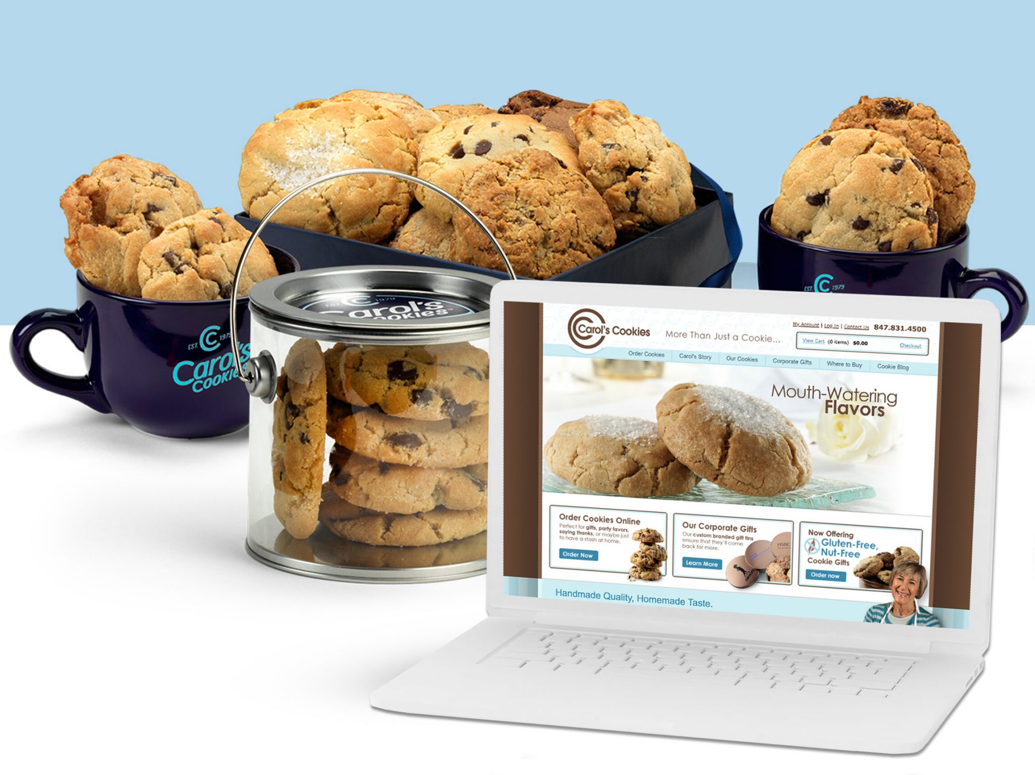 Carol's Cookies website and products