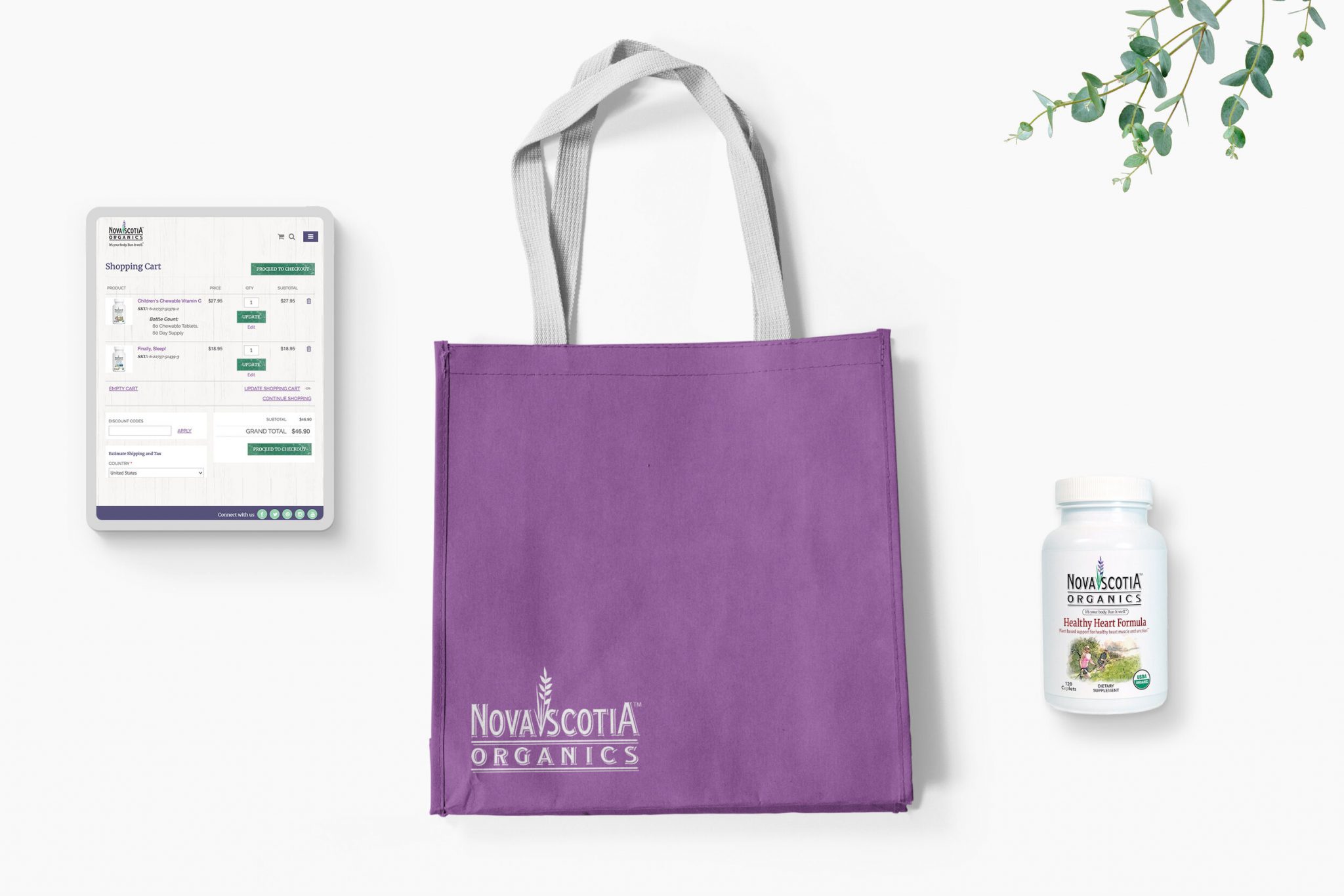 Nova Scotia Organics tote