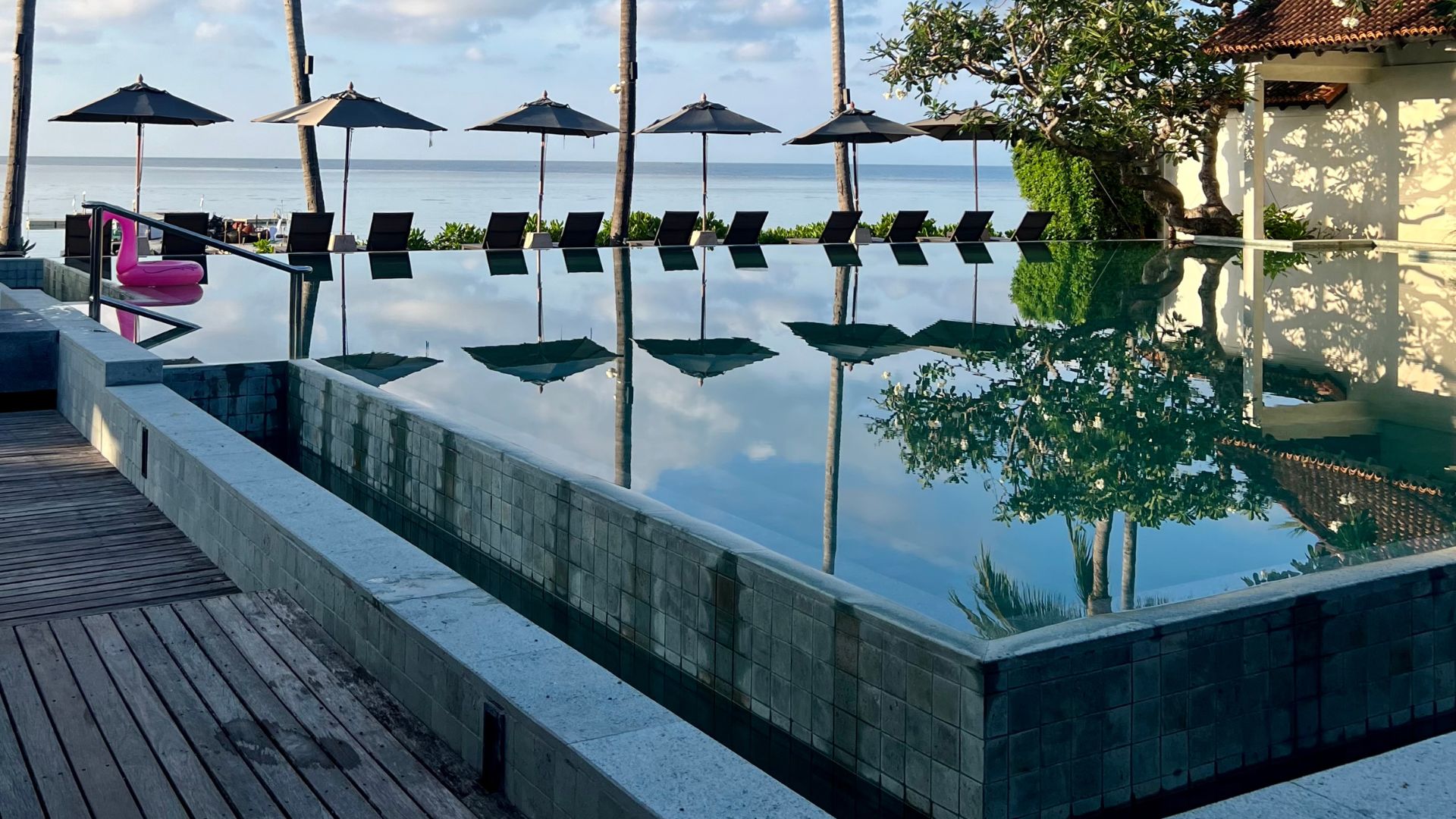 expensive pool at resort
