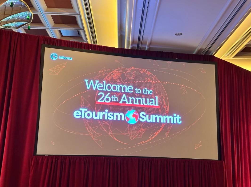 26th Annual eTourism Summit welcome sign